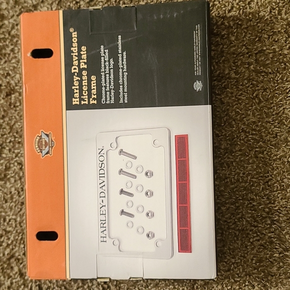 Harley Davidson License Plate Frame - Picture 2 of 7